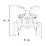 Elektrická Štvorkolka - Maverick ATV - žltá